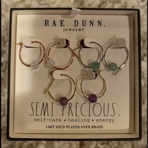 Rae Dunn Hoop Earrings